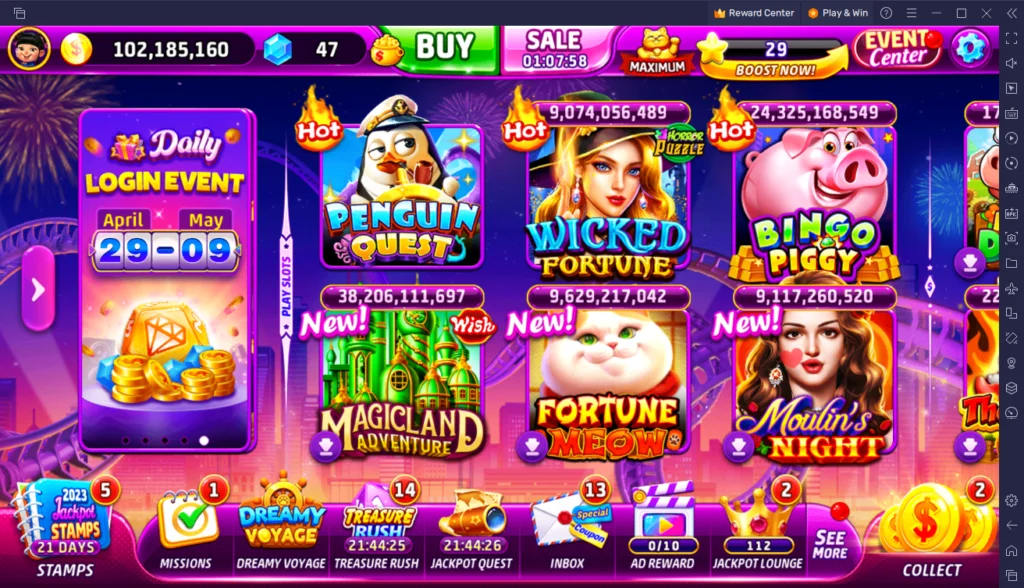 Vegas downtown slots